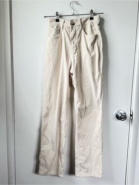 Cream corduroy pants size small